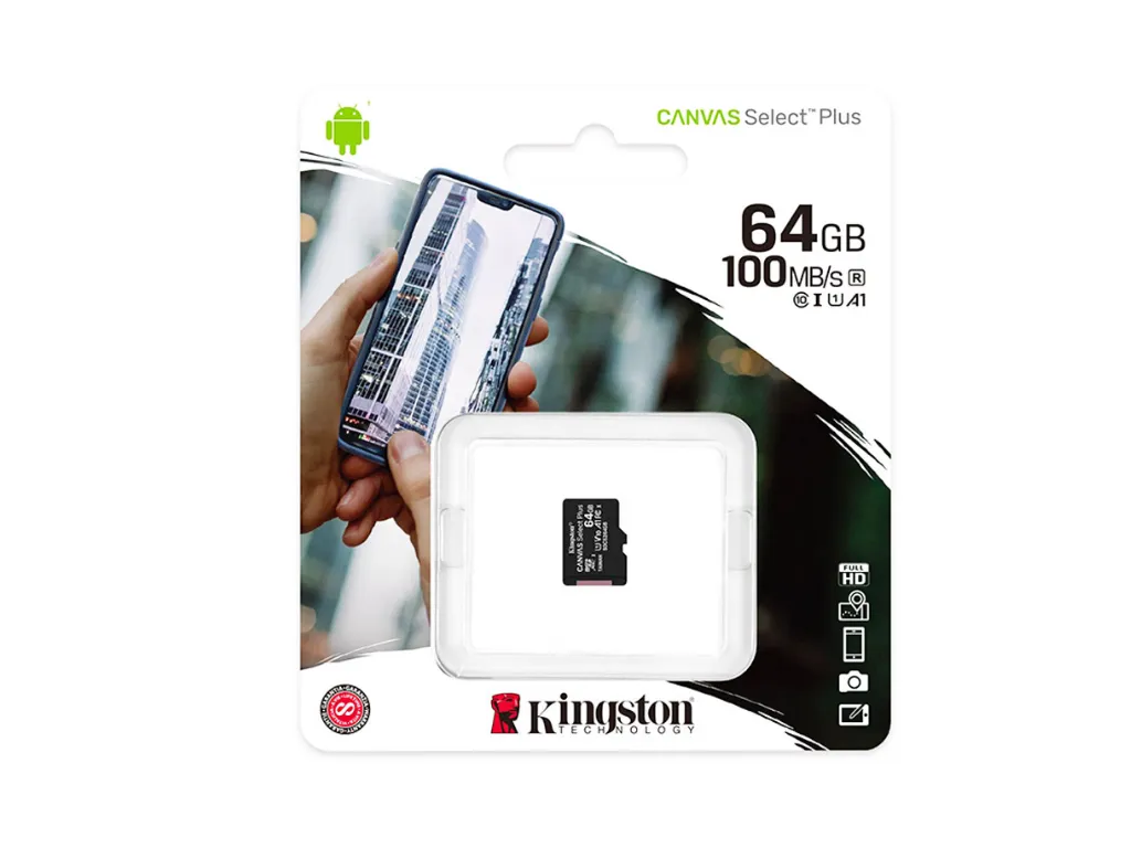 Kingston Memorije kartice KINGSTON SDCS2/64GBSP/microSDXC/64GB/Class10 U1/100MB/s-85MB/s Slika 2